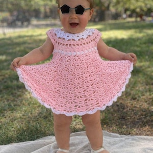 light pink pinafore dress Flowerpot Pinafore Dress