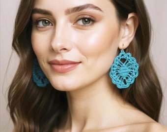 Crochet Spider Earrings Pattern: Boho Halloween Jewelry (PDF Pattern)