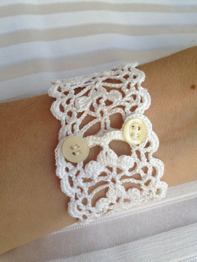 Crochet Pattern Crochet Cuff Bracelet Bracelet Pattern Etsy