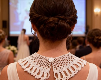 Crochet Collar Pattern: Elegant Lacy (PDF Pattern)