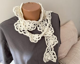 Crochet Pattern, Crochet Scarf Pattern, Wrap Scarf, Lacy