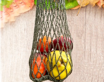 Crochet Market Shopping Bag Pattern,Crochet Pattern, Grocery Bag, Surprise Mesh Bag, Crochet Foldable Bag