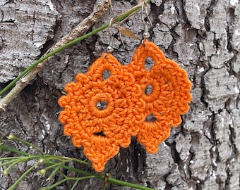 Easy Crochet Earrings Pattern: Beginner Tutorial (PDF Pattern)