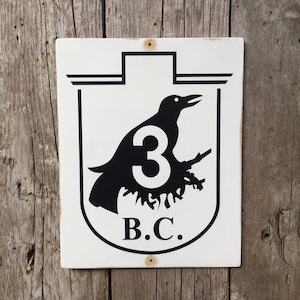 Crowsnest Highway Sign | Handmade Screen Printed Sign | Highway 3 | Mountain Pass | Vintage | British Columbia | Automotive | Canada | Raven