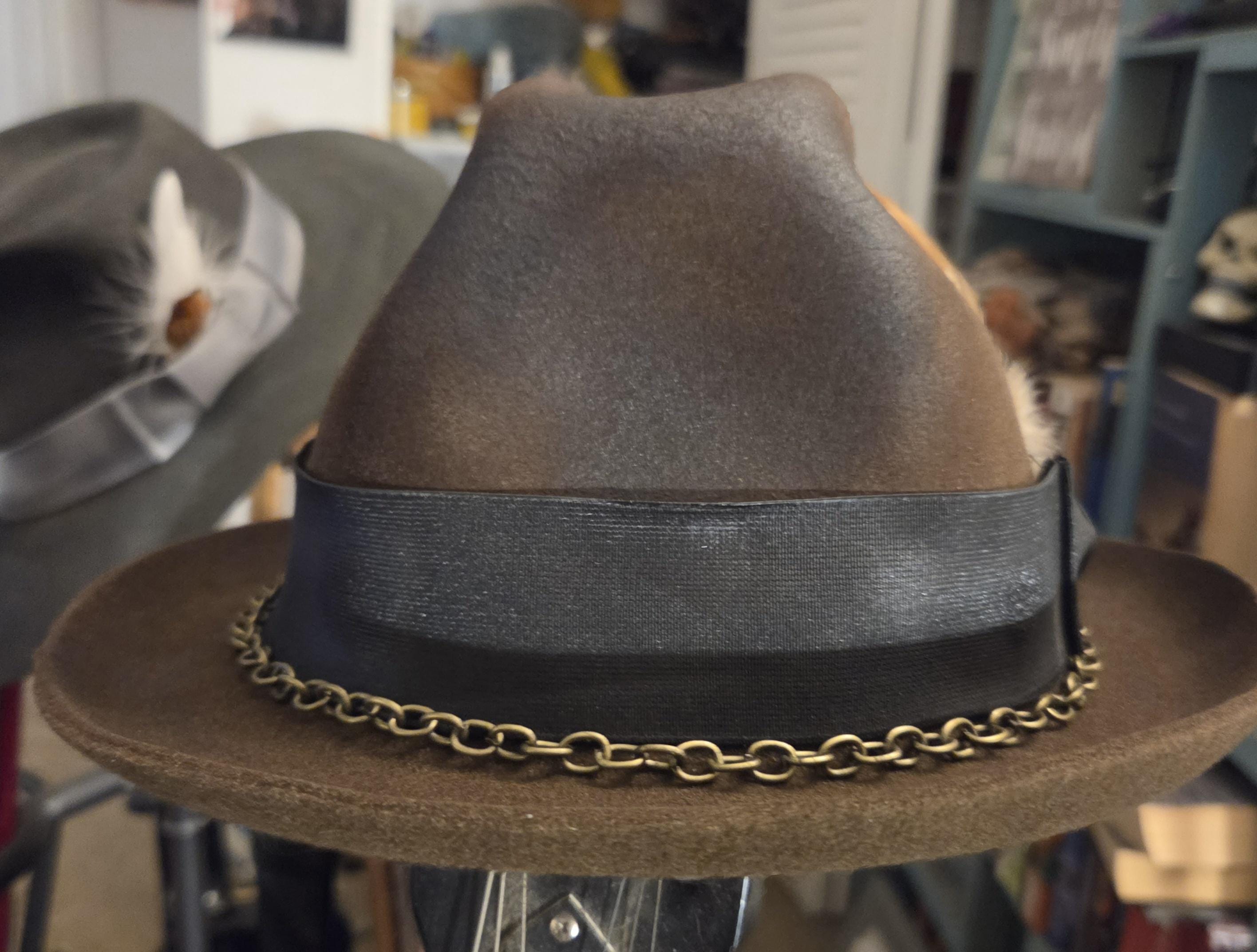 Distressed Pencil Brim Hat - Etsy display picture 1
