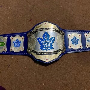 Neue Toronto Maple Leafs Wrestling Gürtel im Schwergewicht mit Variabel Alle Materialen