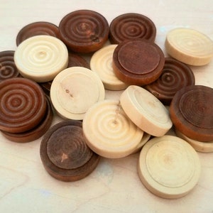 Game Pawns for Backgammon, Checkers, Draughts