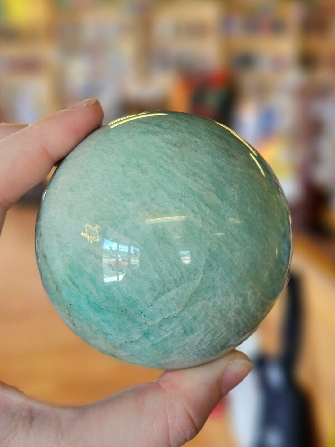 Amazonite Sphere, 1lb 8oz, Large, Gemstone Decor - Etsy