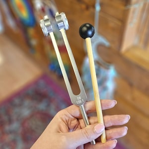 136.1 Hz OM Tuning Fork with Pouch