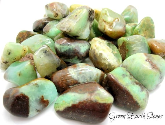Chrysoprase Tumbled Stone Crystal Healing Feng Shui Etsy Chrysoprase Tumbled Stone Crystal Healing Feng Shui Etsy