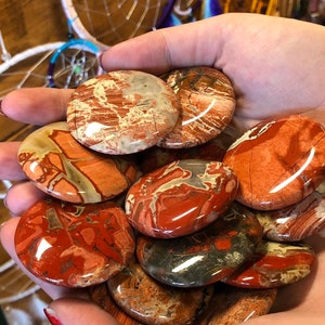 Polished Brecciated Jasper Palmstone