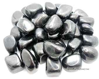 Jet Tumbled Stone, One, Large, Crystal Healing, Rock Hound, Reiki, Wicca, Crystal Grids, Feng Shui, Black, Fossilized, Psychic