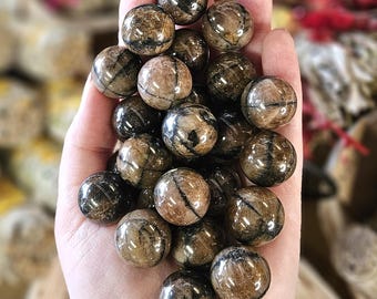 Chiastolite Mini Sphere, One