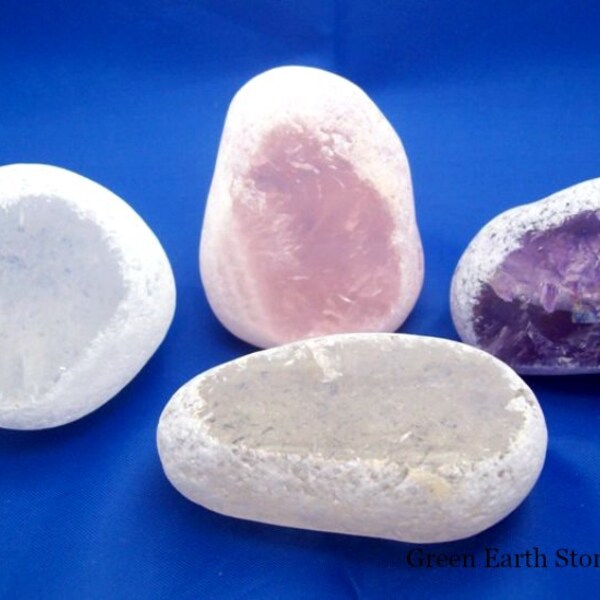 Clear Quartz Seer Stone Large, Emmas Egg, Dreamers Crystal, Amethyst, Quartz, Rose Quartz, Smoky Quartz