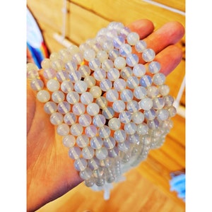 Opalite 8mm Beads, One Strand, Gemstone Beads