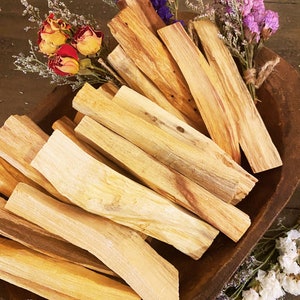Palo Santo Wood! Incense TWO Sticks, Smudging, Energy Cleansing, Smudge Stick, Energy Cleansing, Peruvian, Shaman, Holy Wood,