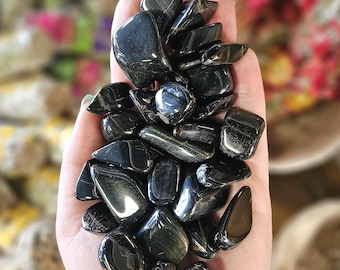 Blue Tigers Eye Tumbled Stone, One, Gemstone, Feng Shui, Artisan, Crystal Healing, Stones