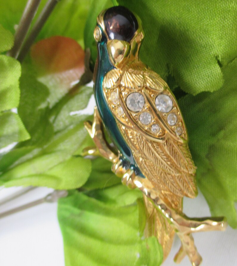 Broche Oiseau (cygne, Perroquet, Colibri) - Marques Gerry’s, JJ, Monet, Avon - Occasion à Choisir