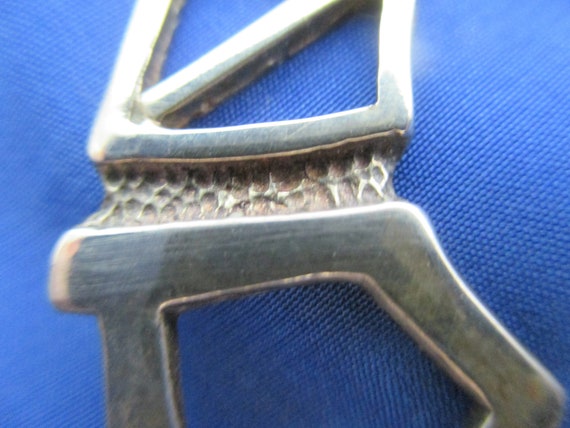 Sterling Silver KOKOPELLI Open Vintage Brooch Sig… - image 5