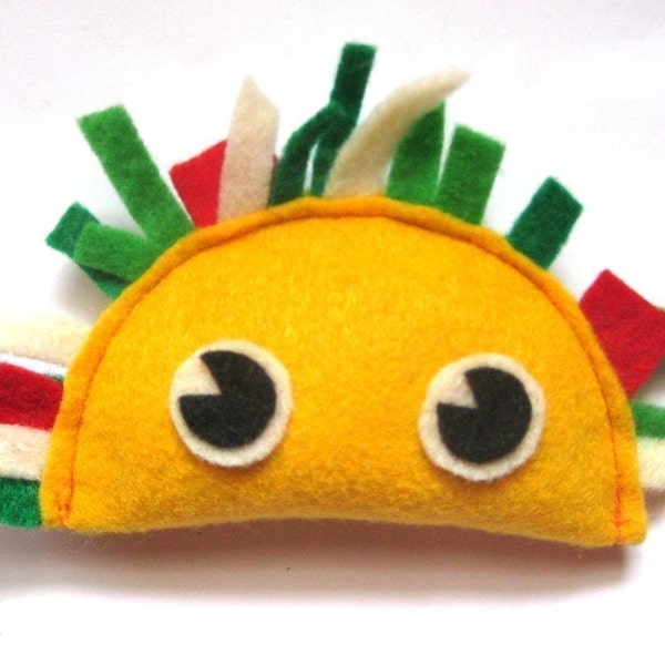 2 Tacos  Organic Catnip Toys --made with recycled materials