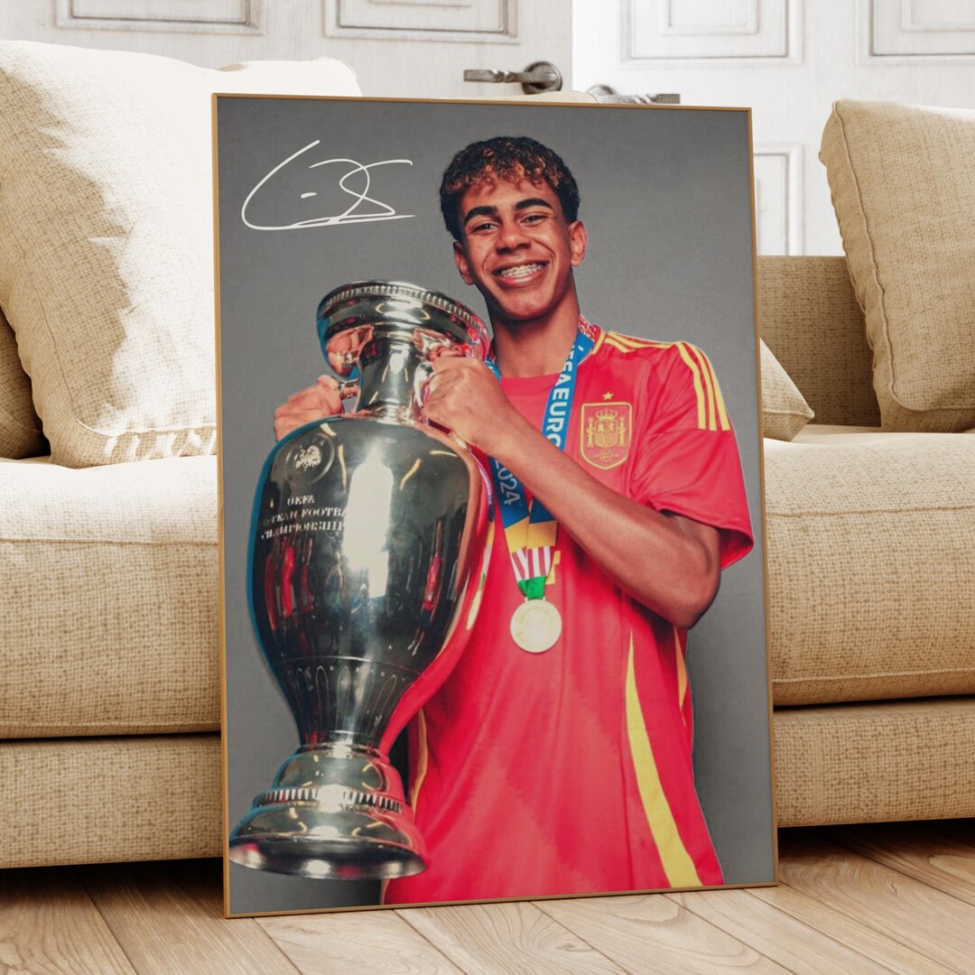 Yamal Rasmlar Lamine Yamal Poster, Yamal Wall Art, Soccer Bedroom Poster, Yamal Fan ...