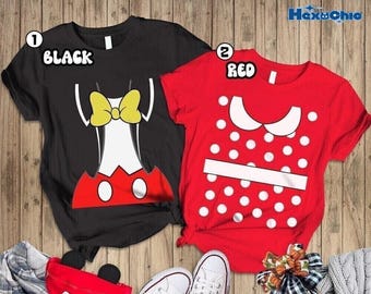 Mickey Minnie Mouse Costume Shirt, Disneyland Halloween Costume Shirt, Mickey And Minnie Family Costume, Family Halloween Costume 2026 Shirt