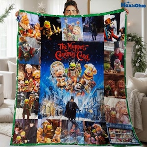 A Christmas Carol Blanket - Etsy