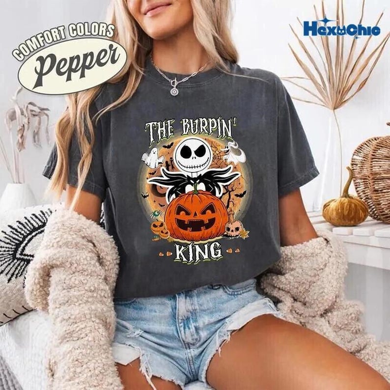 Jack And Sally Shirt, Disney Halloween Nightmare Before Christmas Shirt, Nightmare Before Halloween, Jack Skellington The Pumpkin Shirt image 2