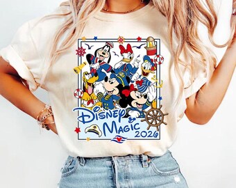 Disneyland Cruise Line Mickey and Friends Shirt, 2026 Disneyland Cruise Family Shirt, Disneyworld Cruise Line Tee, Wish Fantasy Magic Wonder