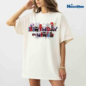 Retro Spidey and His Amazing Friends Family Matching Shirt, Spiderman Hero Theme Shirt, Hero Party Tee, Spidey Birthday Boy Girl Gift image 3