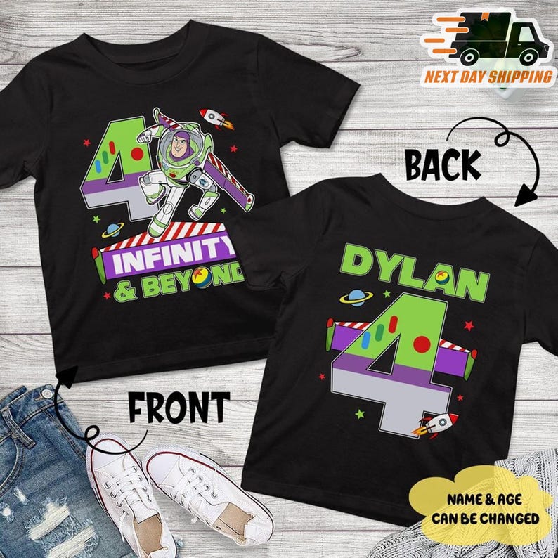 a couple of t - shirts with the name and number 4 on them