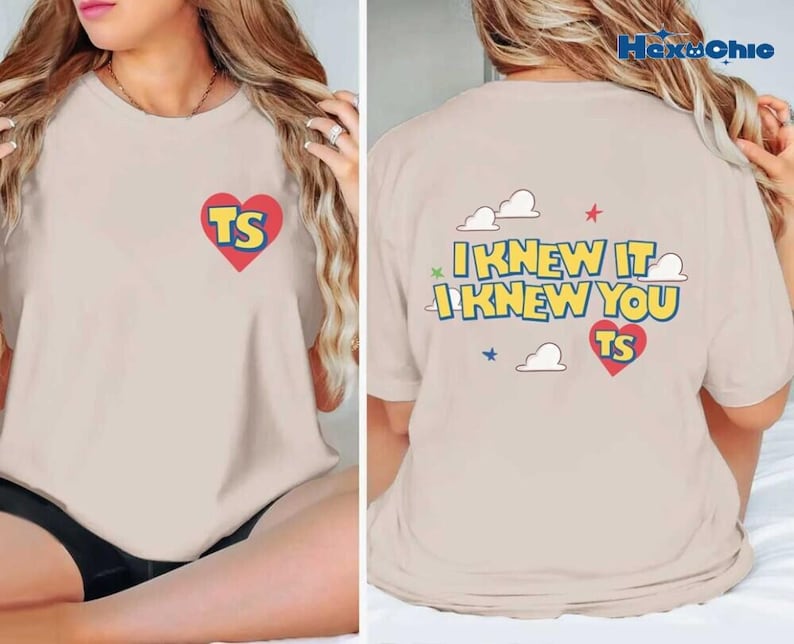 Comfort Colors Toy Story 5 Shirt, I Knew It I Knew You Tee, Toy Story Aesthetic Tshirt, Gift for Fan, Buzz Lightyear Shirt image 3