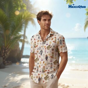 Disneyland Zootopia Hawaiian Shirt, Judy And Nick Shirt for Men Women, Disneyland Animal Characters Shirt, Zootopia Summer Gift For Fans image 2