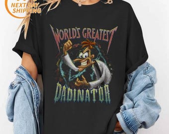 Camiseta Comfort Color Greatest Doofenshmirtz Dadinator, Camiseta homenaje a Phineas y Ferb Dr. Heinz, Camiseta de Phineas y Ferb, Camiseta de Magic Kingdom