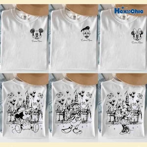 Personalized Disneyland Mickey Minnie Happiest Place One Earth Shirt, Disneyworld Family Trip Shirt, Disneyland Family Matching 2026 Tee image 1