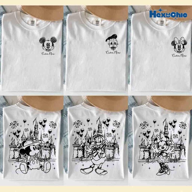 Personalized Disneyland Mickey Minnie Happiest Place One Earth Shirt, Disneyworld Family Trip Shirt, Disneyland Family Matching 2026 Tee image 1