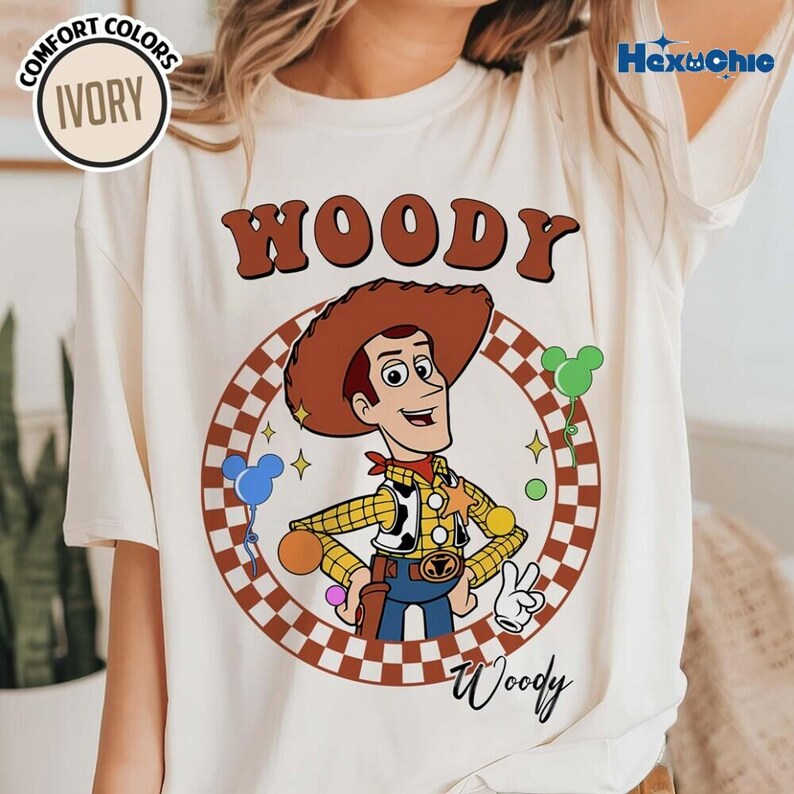 Personalized Toy Story Shirt, Disneyland Family Trip Tee, Disneyland Vacation Shirt, Retro Checkered Disneyland Tee, Disneyland World Gift image 4