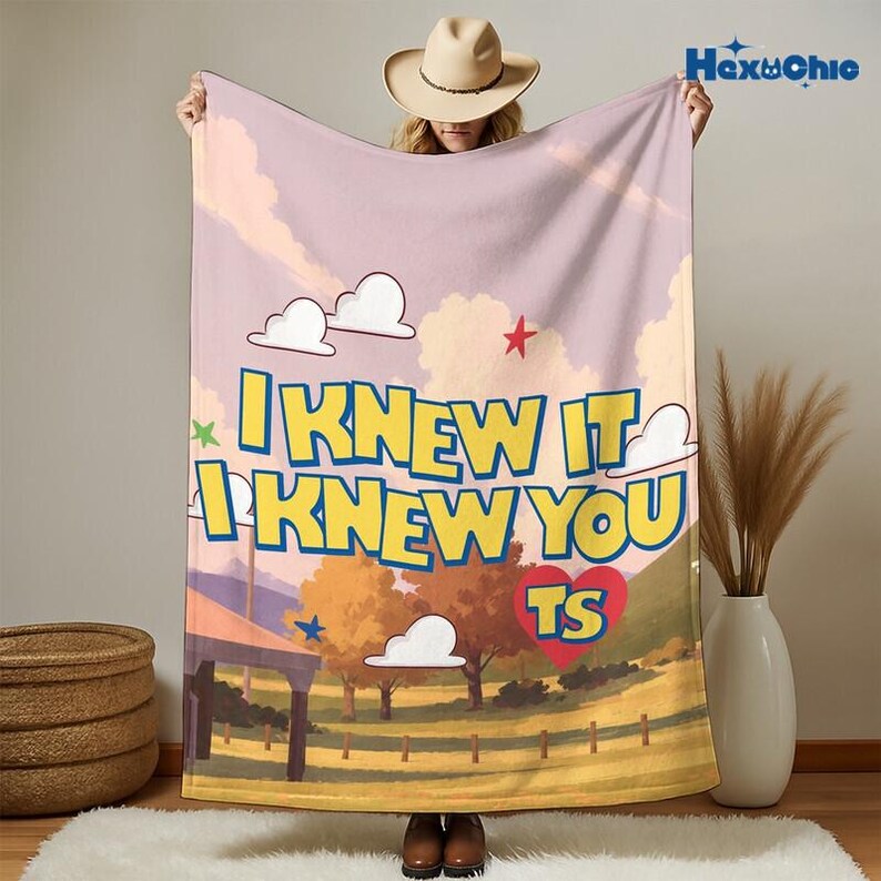 Toy Story 5 Fleece Blanket, I Knew It I Knew You Buzz Lightyear Blanket, Toy Story Woody Jessie Blanket, Toy Story Aliens, Birthday Family image 2