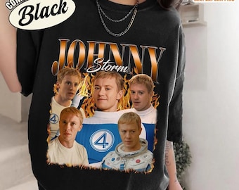 Comfort Johnny Storm Shirt, Fantastic Four First Steps Shirt, MCU Superhero Tee, Vintage Johnny Storm Homage Shirt, MCU Fan Gift