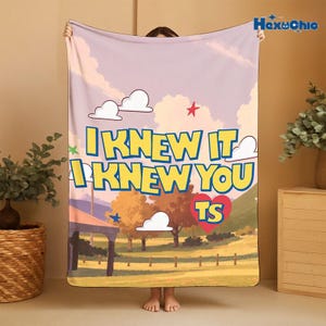 Toy Story 5 Fleece Blanket, I Knew It I Knew You Buzz Lightyear Blanket, Toy Story Woody Jessie Blanket, Toy Story Aliens, Birthday Family image 1