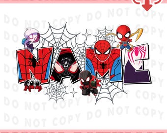 Spidey personnalisé et ses incroyables amis Png, thème personnalisé Spiderman héros Png, Avengers anniversaire Png, anniversaire Spidey téléchargement numérique