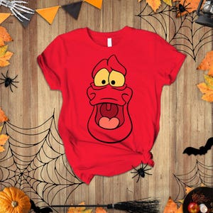 Sebastian The Little Mermaid Costume Shirt, Sebastian Costume Halloween Shirt, Flounder Ariel Cosplay Shirt, Ariel Princess Halloween Shirt