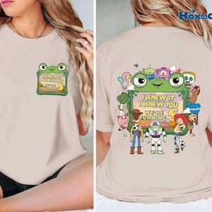 Personalized Toy Story 5 Birthday Shirt, I Knew It I Knew You We're Turning 5 Tee, Family Trip Shirt, Birthday Gift, Pixar Theme Outfit image 3