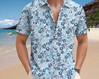 Disneyland Cruise Mickey and Friends Hawaiian Shirt, Disneyland Beach Hawaiian Shirt, Disneyland Summer Shirt, Disneyland Trip 2026 Shirt