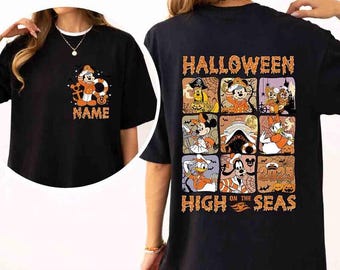 Disneyland Halloween 2026 High On The Seas Shirt, Mickey and Friends Halloween Matching Shirt, DisneyWorld Halloween Family Trip