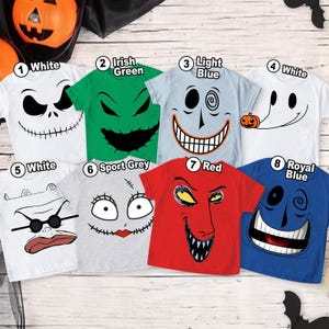 Nightmare Before Christmas Halloween Costume Shirt, Jack Sally Oogie Boogie Zero Mayor Shirt, Disneyland Halloween Trip, Halloween Party Bild 3