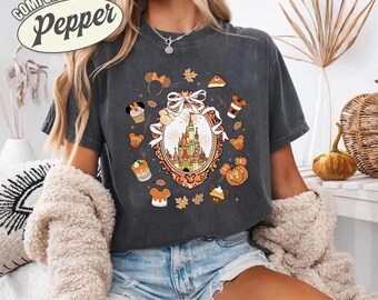 Comfort Colors Coquette Disneyland Castle Halloween 2026 Shirt, Mickey's Not So Halloween Party, Spooky Season, Girls Trip Matching Shirt