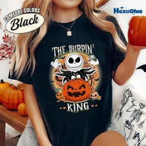 Jack And Sally Shirt, Disney Halloween Nightmare Before Christmas Shirt, Nightmare Before Halloween, Jack Skellington The Pumpkin Shirt image 3
