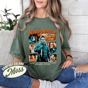 Comfort Michael Myers Shirt, Horror Characters Friends Sweatshirt, Halloween Horror Characters, Friends Halloween Horror Movie Shirt
