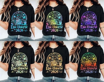 Comfort Colors Epic Universe 2026 Shirt, Universe Epic Family Shirt, Disneyland Trip, Orlando Park Epic Universe Shirt, Universal Studio Tee